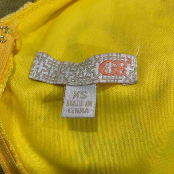 GB Yellow Lace Sundress XS - Picture 5 of 6